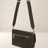 Ateliers Foures Calista Medium Crossbody and Shoulder Bag in Kaki- Big Bag NY
