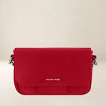 Ateliers Foures Calista Medium Crossbody and Shoulder Bag in Red- Big Bag NY