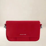 Ateliers Foures Calista Medium Crossbody and Shoulder Bag in Red- Big Bag NY