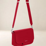 Ateliers Foures Calista Medium Crossbody and Shoulder Bag in Red- Big Bag NY