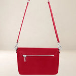 Ateliers Foures Calista Medium Crossbody and Shoulder Bag in Red- Big Bag NY