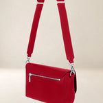 Ateliers Foures Calista Medium Crossbody and Shoulder Bag in Red- Big Bag NY