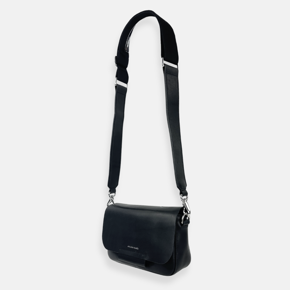 Ateliers Foures Calista Small Crossbody and Shoulder Bag in Black - Big Bag NY