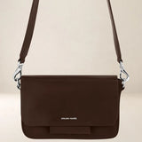 Ateliers Foures Calista Small Crossbody and Shoulder Bag in Brown - Big Bag NY