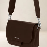 Ateliers Foures Calista Small Crossbody and Shoulder Bag in Brown - Big Bag NY