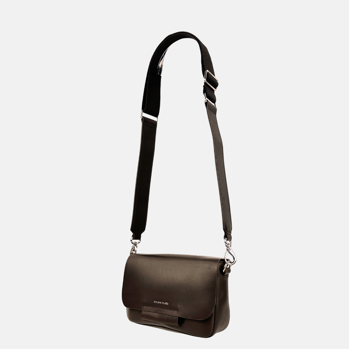 Ateliers Foures Calista Small Crossbody and Shoulder Bag in Brown - Big Bag NY