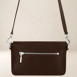 Ateliers Foures Calista Small Crossbody and Shoulder Bag in Brown - Big Bag NY