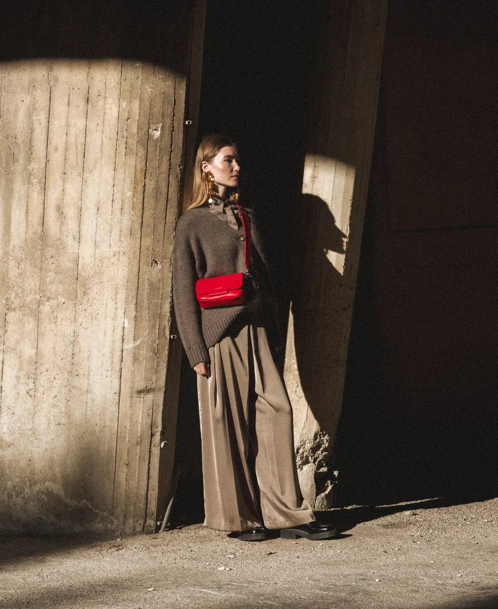 Ateliers Foures Calista Small Crossbody and Shoulder Bag in Carmen - Big Bag NY