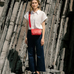 Ateliers Foures Calista Small Crossbody and Shoulder Bag in Carmen - Big Bag NY
