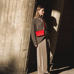 Ateliers Foures Calista Small Crossbody and Shoulder Bag in Carmen - Big Bag NY
