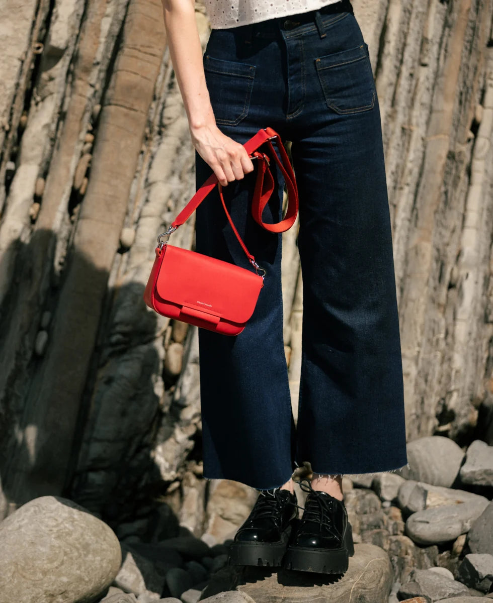 Ateliers Foures Calista Small Crossbody and Shoulder Bag in Carmen - Big Bag NY