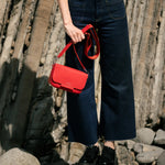 Ateliers Foures Calista Small Crossbody and Shoulder Bag in Carmen - Big Bag NY