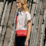 Ateliers Foures Calista Small Crossbody and Shoulder Bag in Carmen - Big Bag NY