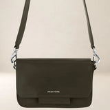 Ateliers Foures Calista Small Crossbody and Shoulder Bag in Kaki- Big Bag NY