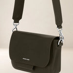 Ateliers Foures Calista Small Crossbody and Shoulder Bag in Kaki- Big Bag NY
