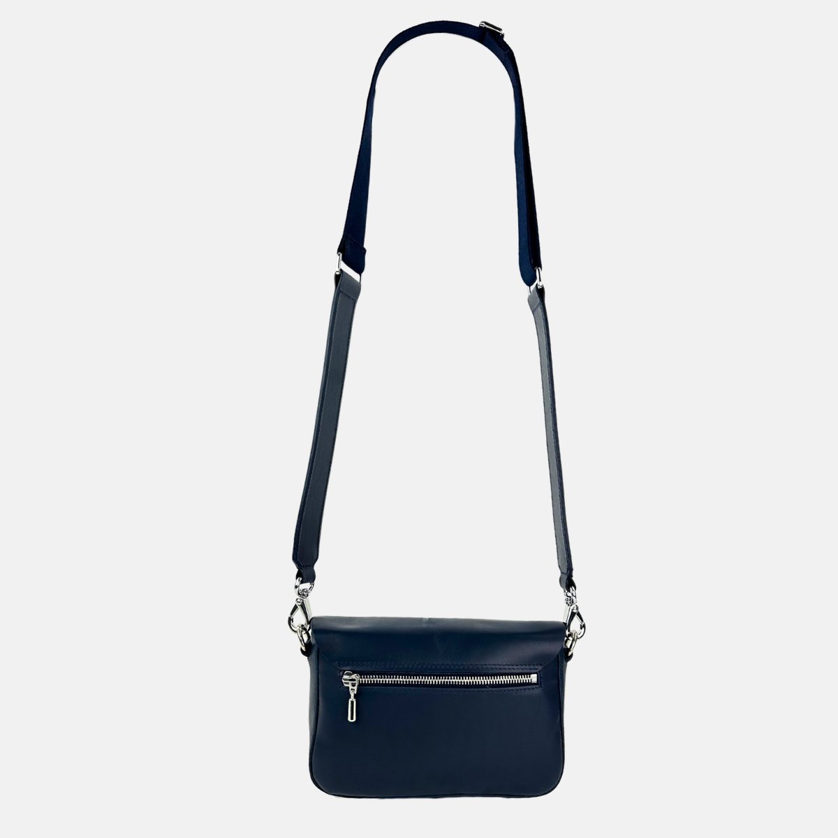Ateliers Foures Calista Small Crossbody and Shoulder Bag in Navy - Big Bag NY
