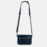 Ateliers Foures Calista Small Crossbody and Shoulder Bag in Navy - Big Bag NY
