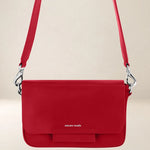 Ateliers Foures Calista Small Crossbody and Shoulder Bag in Red - Big Bag NY