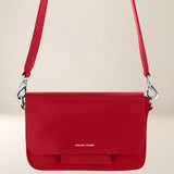 Ateliers Foures Calista Small Crossbody and Shoulder Bag in Red - Big Bag NY