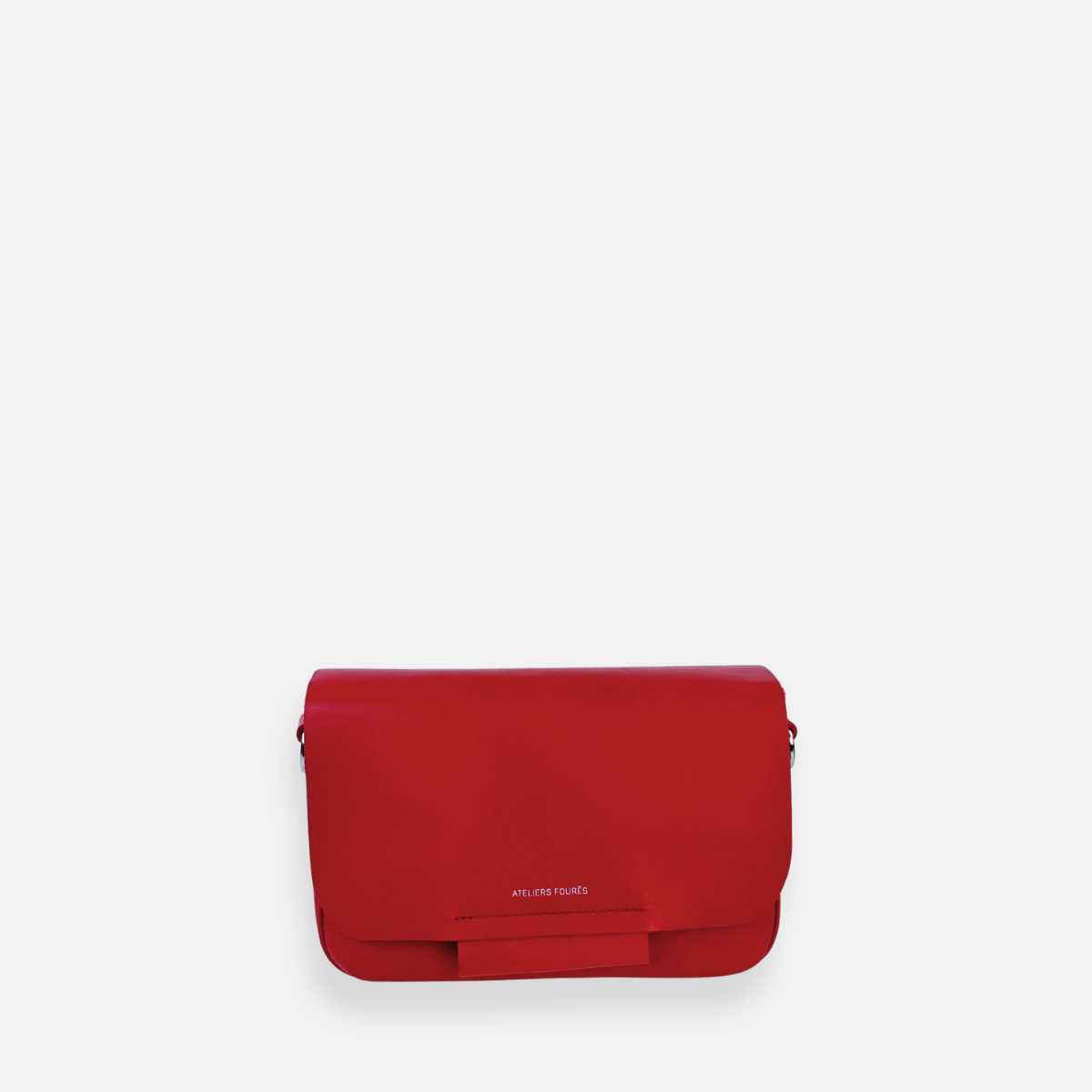 Ateliers Foures Calista Small Crossbody and Shoulder Bag in Red - Big Bag NY