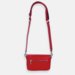 Ateliers Foures Calista Small Crossbody and Shoulder Bag in Red - Big Bag NY