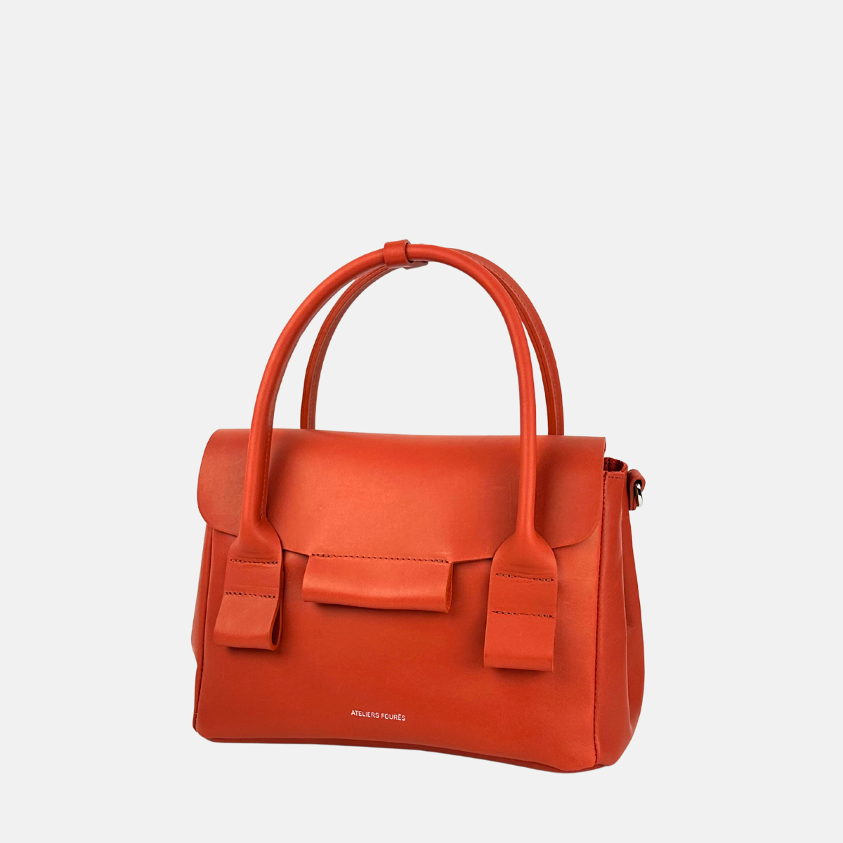 Ateliers Foures DICE Small Tote Bag Orange - Big Bag NY