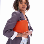 Ateliers Foures EUROPE Medium Crossbody and Shoulder Bag in Orange Confite- Big Bag NY