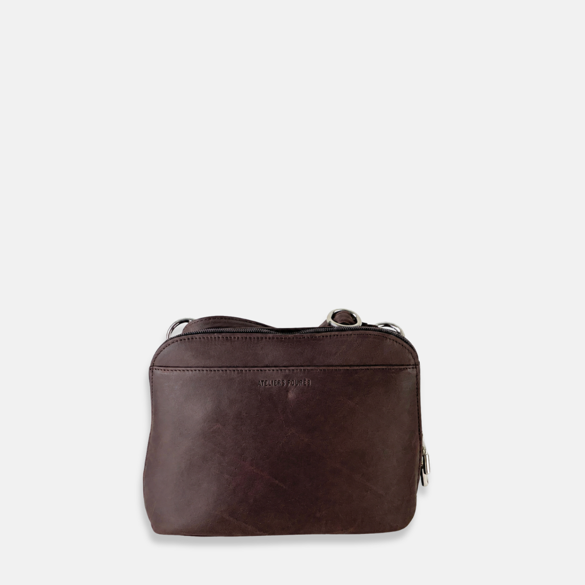 Ateliers Foures EUROPE Medium Crossbody and Shoulder Bag in chocolate - Big Bag NY
