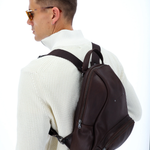 Ateliers Foures Eole Leather Backpack in Brown - Big bag Ny