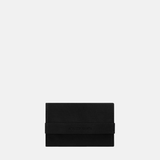 Ateliers Foures Fold over coin purse with band Black - Big Bag NY