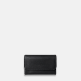 Ateliers Foures Fold over coin purse with card inserts in Black- Big Bag Ny