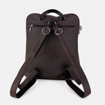 Ateliers Foures Large ANDROMEDE Leather Backpack In Brown - Big Bag NY