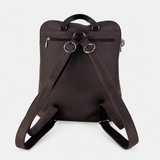 Ateliers Foures Large ANDROMEDE Leather Backpack In Brown - Big Bag NY