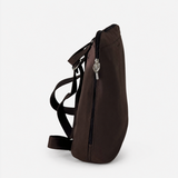 Ateliers Foures Large ANDROMEDE Leather Backpack In Brown - Big Bag NY