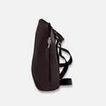Ateliers Foures Large ANDROMEDE Leather Backpack in Brown- Big Bag NY