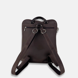 Ateliers Foures Large ANDROMEDE Leather Backpack in Brown- Big Bag NY