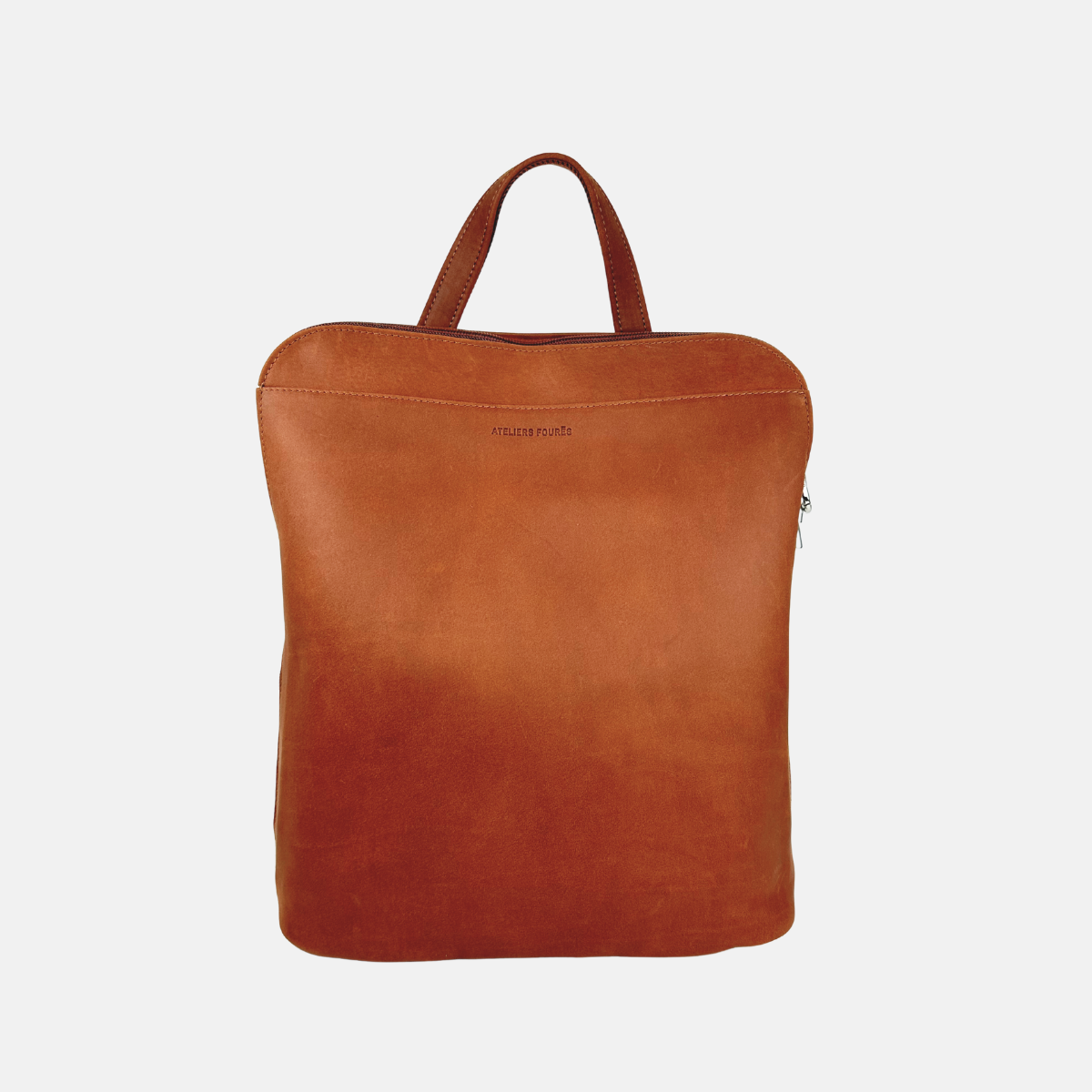 Ateliers Foures Large ANDROMEDE Leather Backpack in Fauve - Big Bag NY