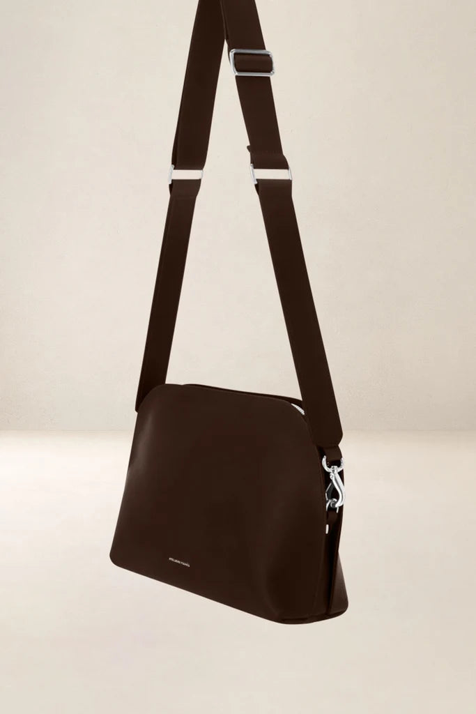 Ateliers Foures ODYSSÉE Large Crossbody and Shoulder Bag in Brown - Big Bag NY