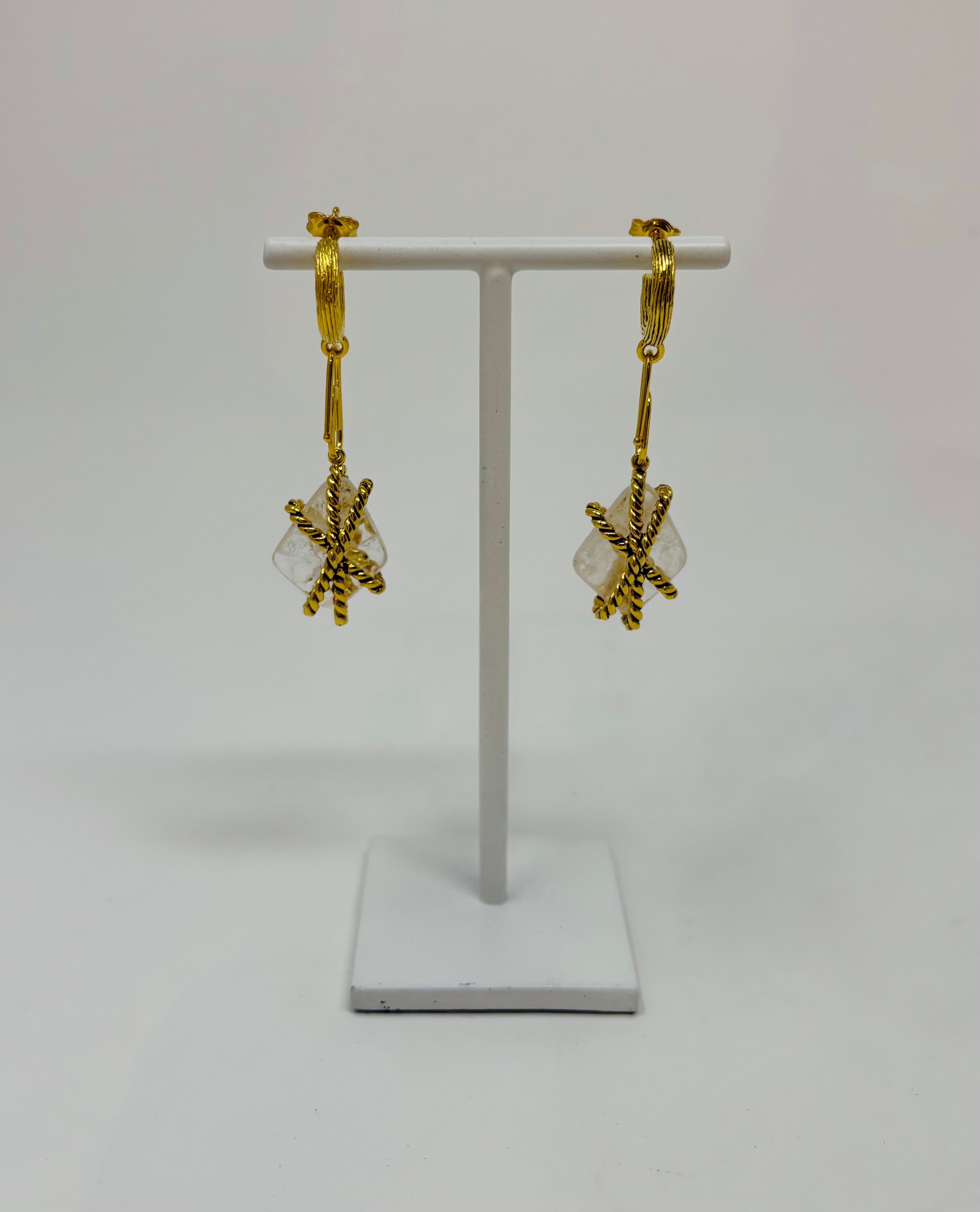 Aurelie Bidermann Mini Mycene Charm Hoop Earring - Big Bag NY
