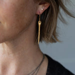 Austin Titus Textured Spike Earrings in Vermeil - Big Bag NY