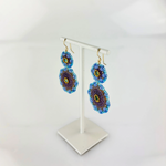 Azure Bloom Earrings - Big Bag NY