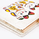 Manekineko Gamasatsu Square Billfold with Clasp - Big Bag NY
