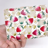 Strawberries Gamasatsu Square Billfold with Clasp - Big Bag NY