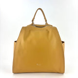 Ultrasmooth Calf Leather Box Backpack Camel - Big Bag NY