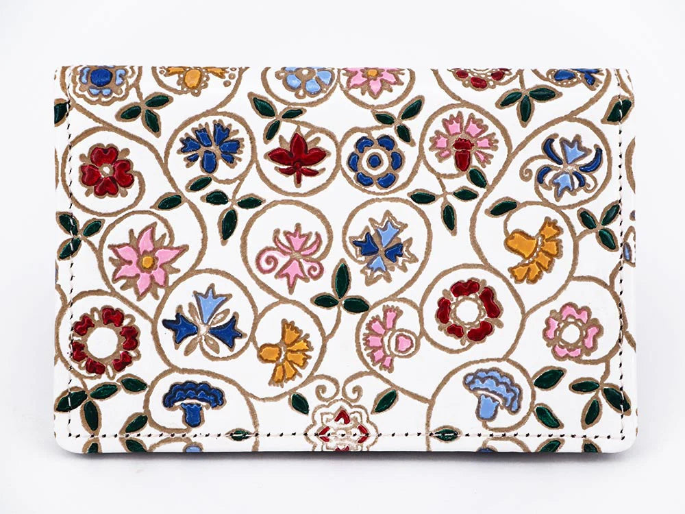 Bunkoya Oozeki Kobana Tiny Flowers Business Card Case - Big Bag NY