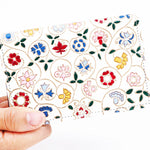 Bunkoya Oozeki Kobana Tiny Flowers Business Card Case - Big Bag NY