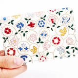 Bunkoya Oozeki Kobana Tiny Flowers Business Card Case - Big Bag NY