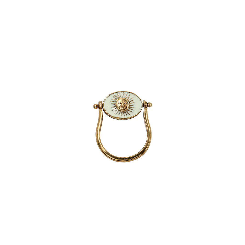 LA2L LUNA Serpentine Pivot Ring - Big Bag NY
