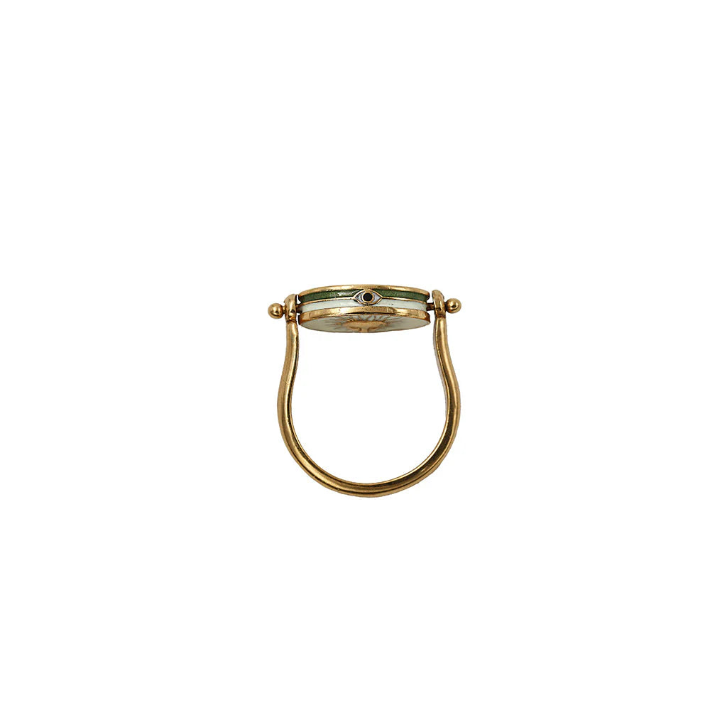 LA2L LUNA Serpentine Pivot Ring - Big Bag NY