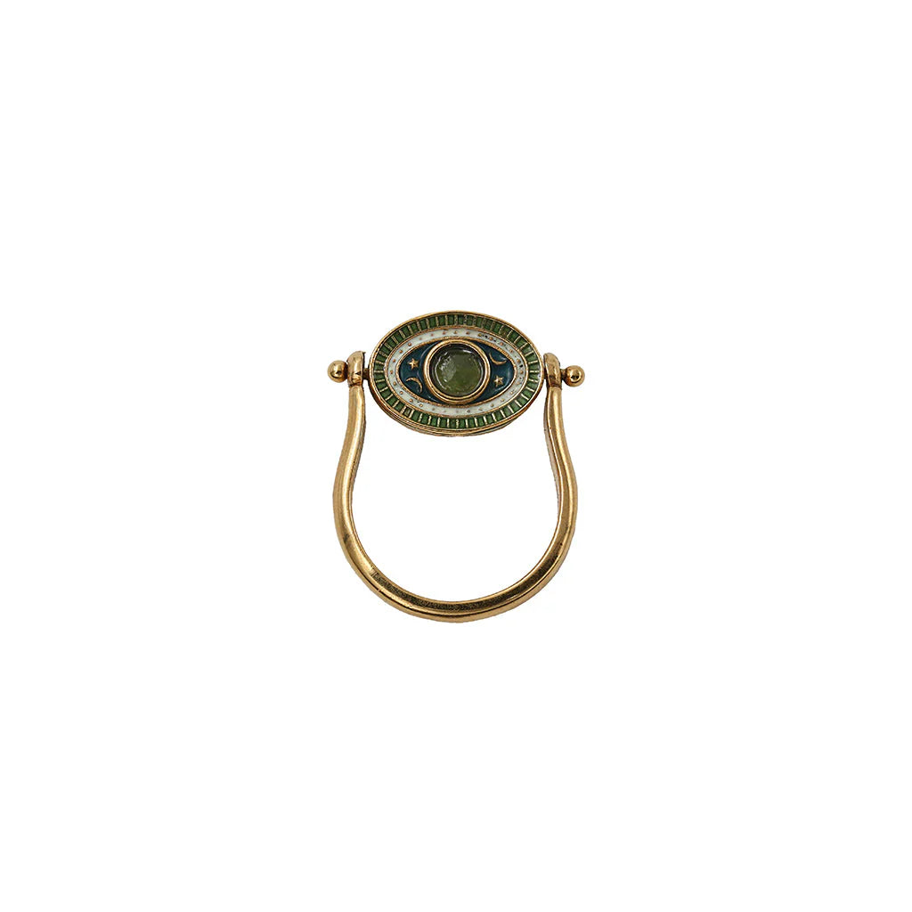 LA2L LUNA Serpentine Pivot Ring - Big Bag NY